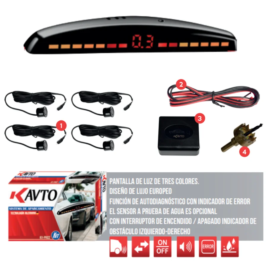 SENSOR DE RETROCESO PARQUEO REVERSA